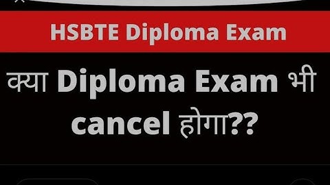 Hsbte exam update.Exam Date conform.exam mode??. Promote ??,Pratical exam date & mode.