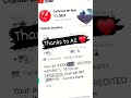 Thanks🥰 to All 🤑 #shorts