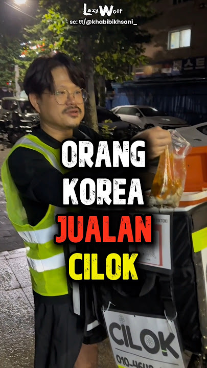 Pria Korea Ini Jadi Tukang Cilok Di Negaranya🇰🇷🤯 #shorts