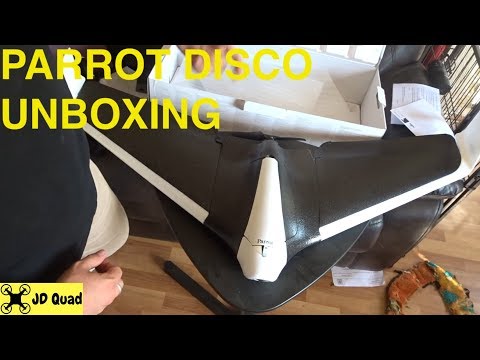 Parrot Disco FPV Fixed Wing Plane Unboxing and Overview Video