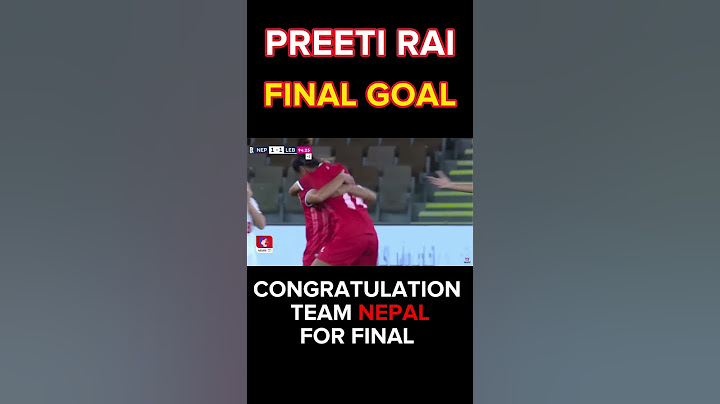 PREETI RAI/ FINAL GOAL SCORED /Preeti Rai's Best Moments/WAFF Women's Championship/Nepal vs Lebanon