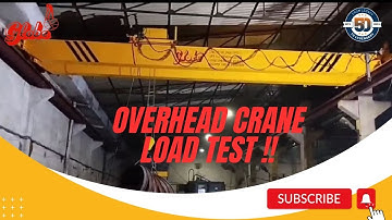 eot crane, overhead crane load test, #crane, #overheadcrane, #loadtest #globe , #eotcrane