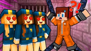 Download Lagu JJ Criminal Runs Away from Lover Girl  Police from Jail - Maizen Minecraft Animation MP3