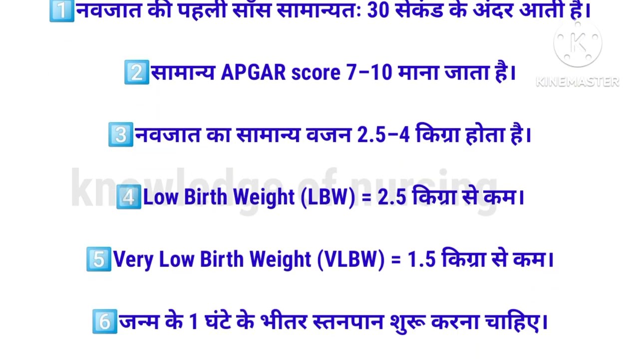 #midwifery Newborn Care – Rapid Revision (OneLinerSeries)(ANM / GNM/CHO Exam हेतु अत्यंत महत्वपूर्ण)