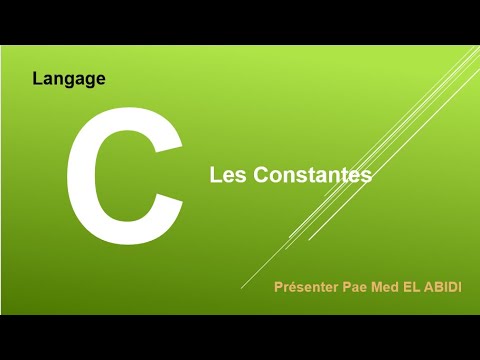6-[ LANGAGE C ] : Les constantes | define