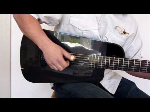 Blackbird Rider carbon fiber travel guitar played ...