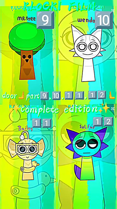 door🫸part9⃣to1⃣2⃣🫷✨Complete edition✨ #⃣shorts #⃣door #⃣sprunki #⃣edit