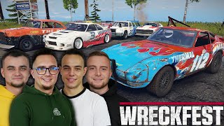 Gramy na nowych mapkach! Cel nie dać się rozwalic! 🚗☆ Wreckfest Multiplayer ☆ 😍MST😂🚗