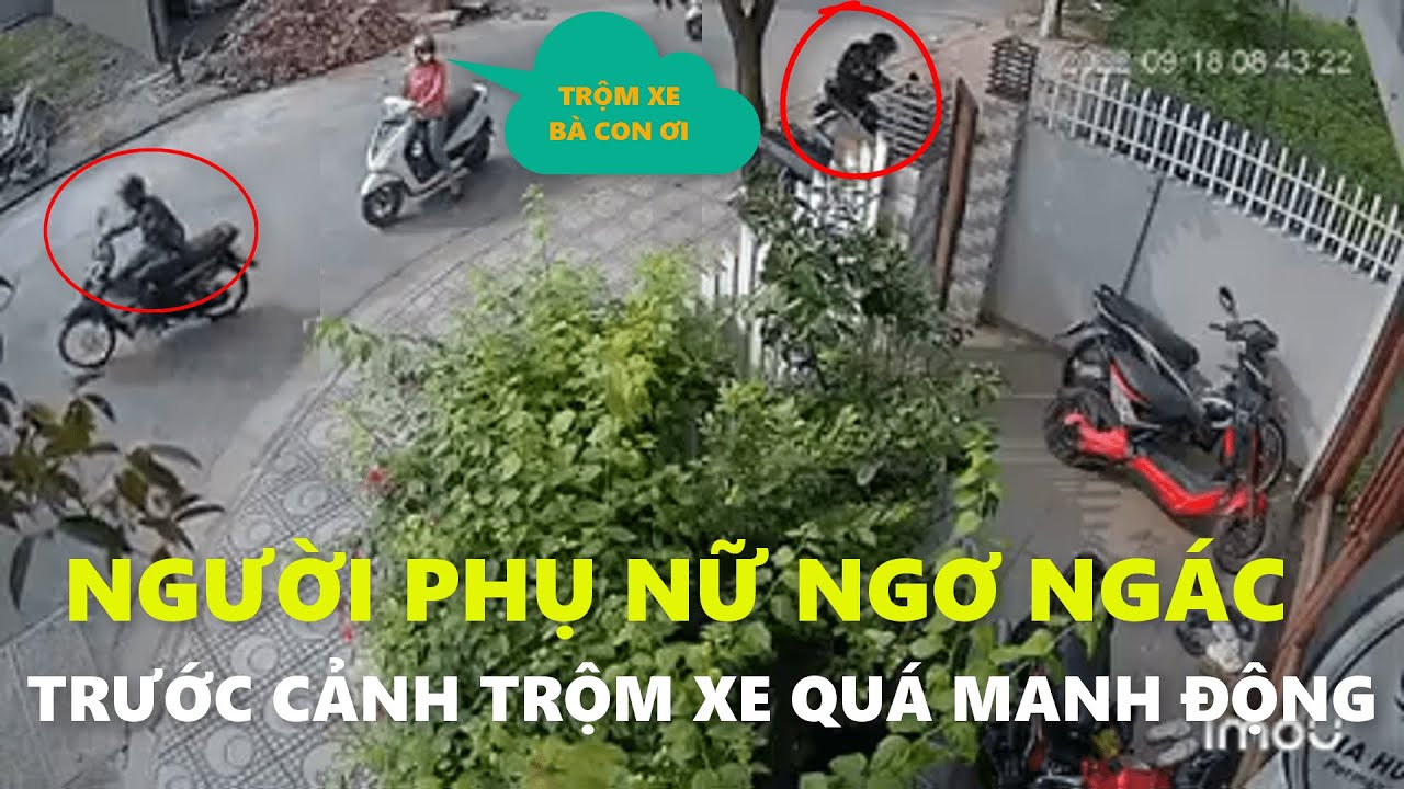 NGƯỜI PHỤ NỮ NGƠ NGÁC TRƯỚC SỰ MANH ĐỘNG DÙNG CHÂN BẺ... - youtube