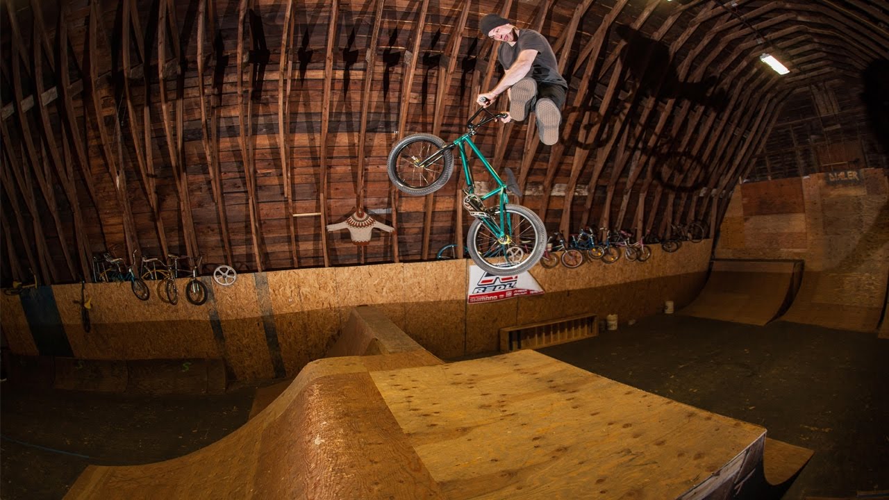 Crazy Ramp Park Inside Of Barn Youtube