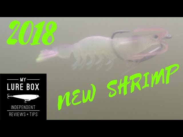 BEST NEW SHRIMP LURE (2018) Chasebaits Flick Prawn Review with Bass action  