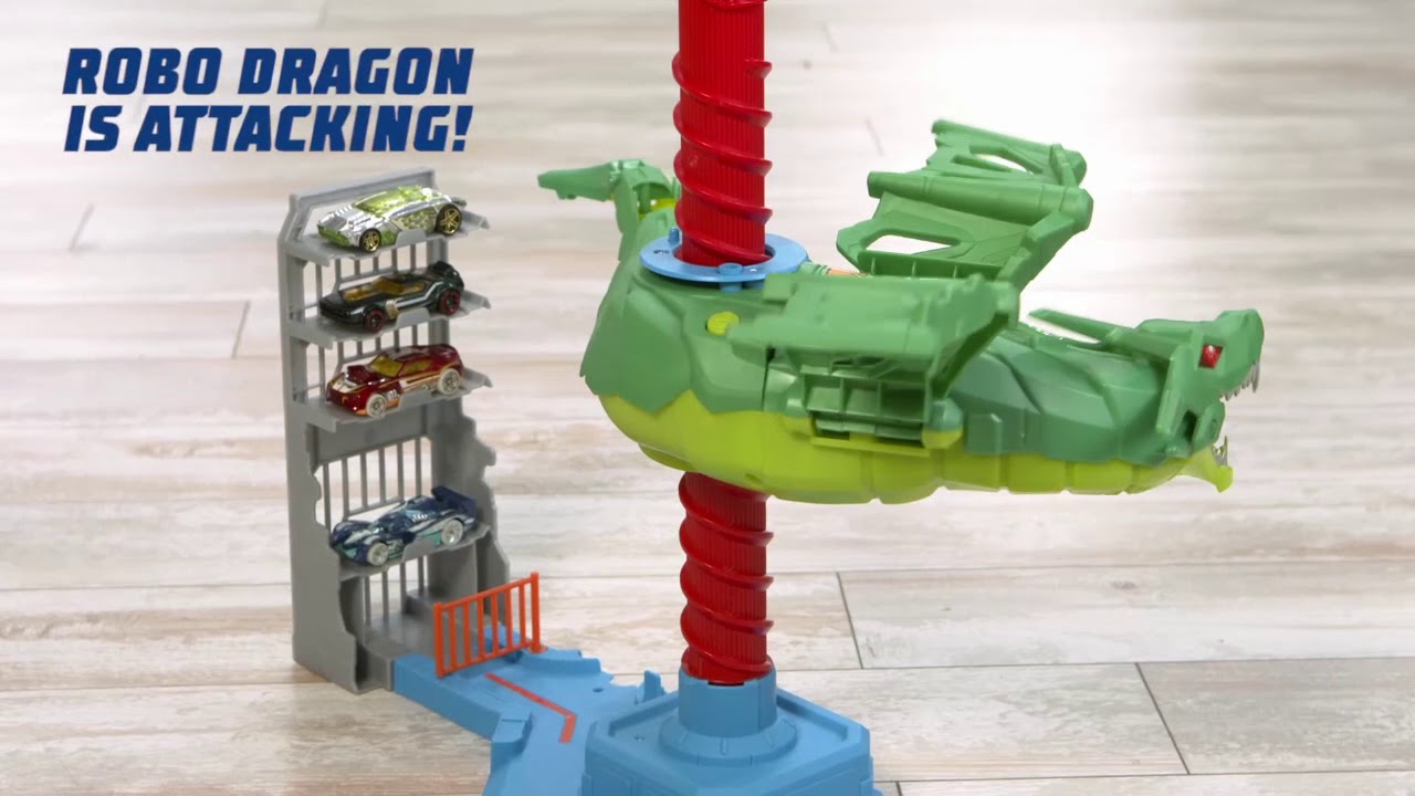  Hot Wheels Air Attack Dragon, Play Set : Toys & Games