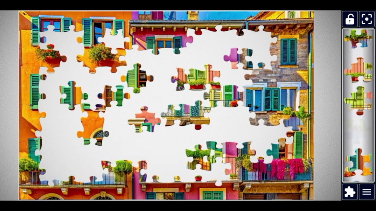 Bright balcony charm in an old town😍//