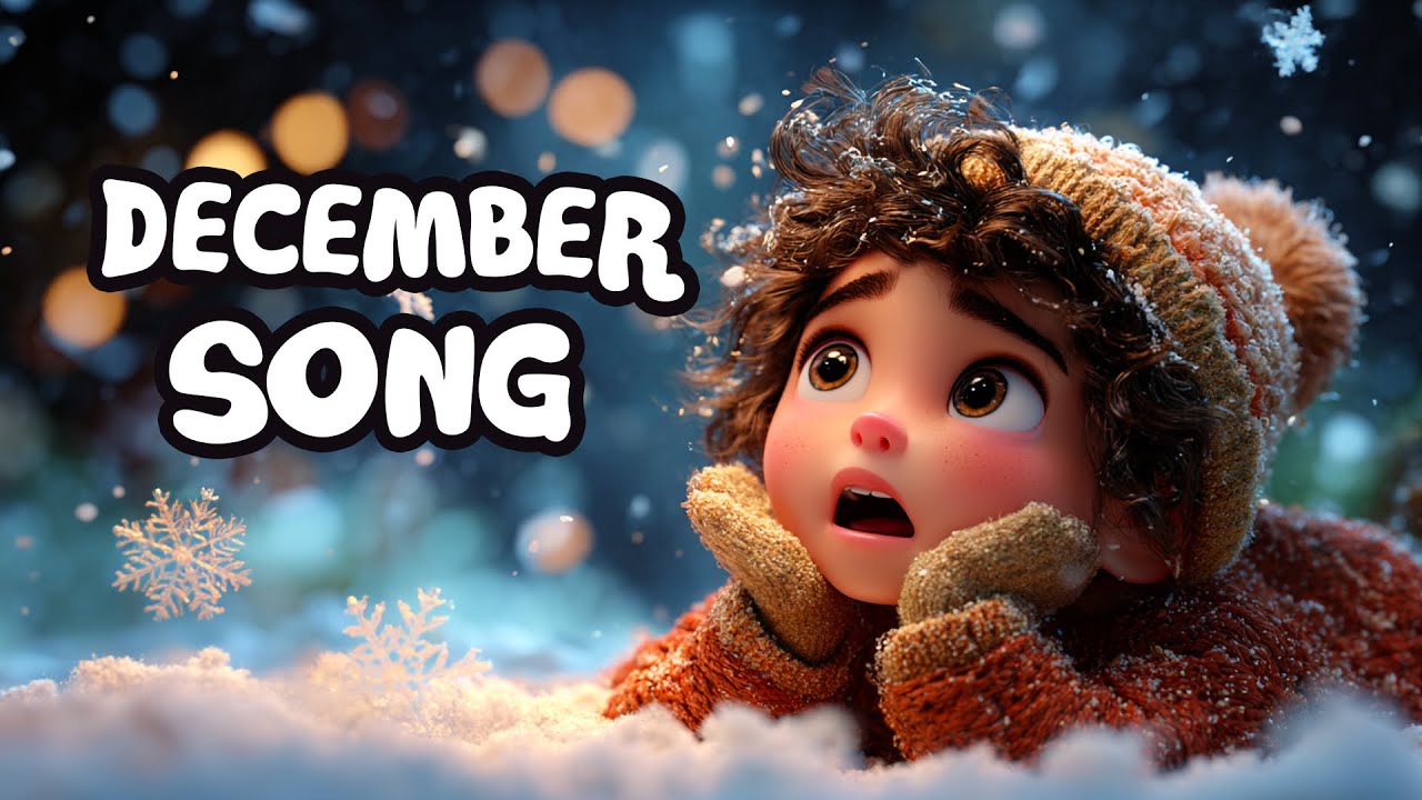 Hello December! ️ | Winter Song for Kids | Snowy Day Fun & Preschool ...