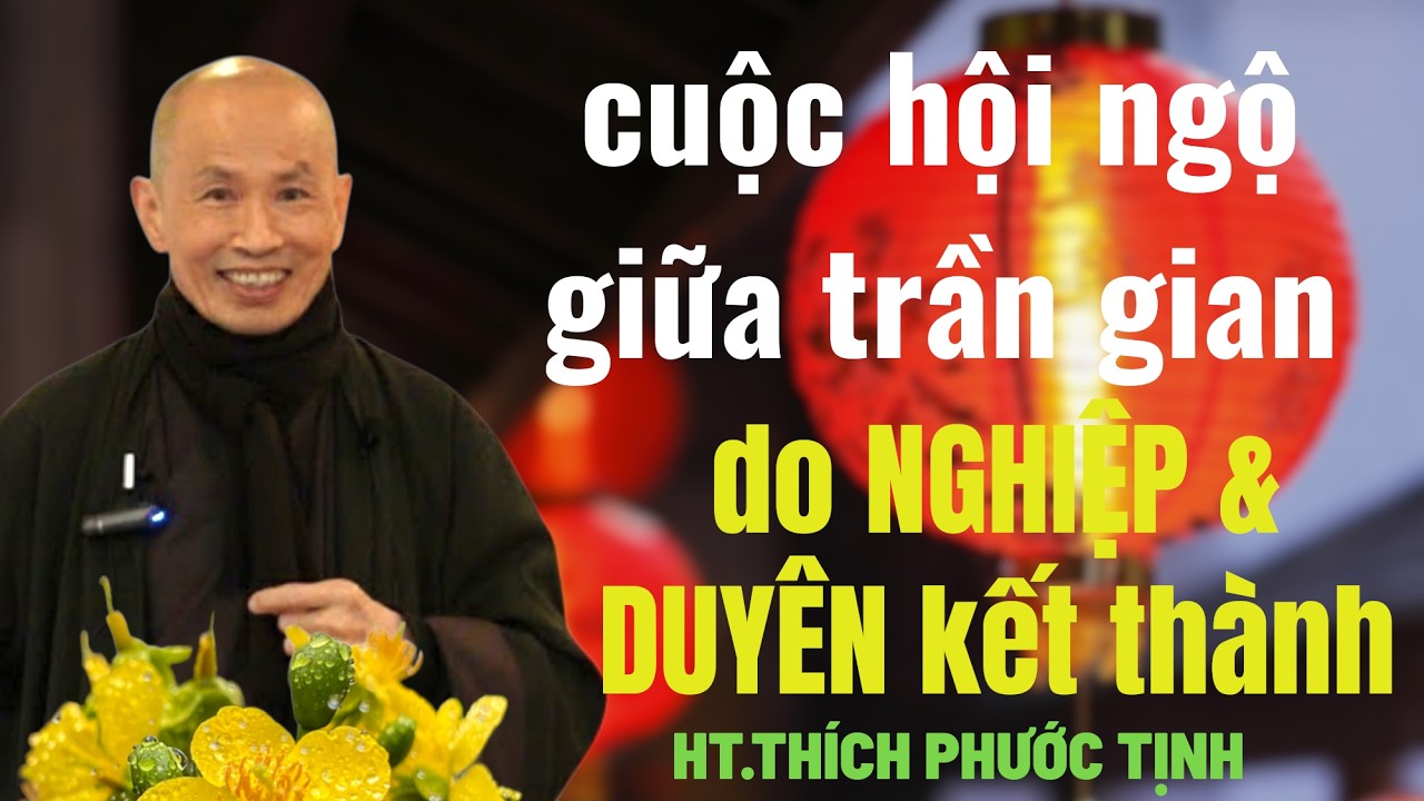 NGHIỆP và DUYÊN LÀM NÊN CUỘC HỘI NGỘ GIỮA TRẦN GIAN  NÀY | HT Thích Phước Tịnh giảng