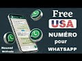 Comment obtenir un numro virtuel gratuit pour whatsapp