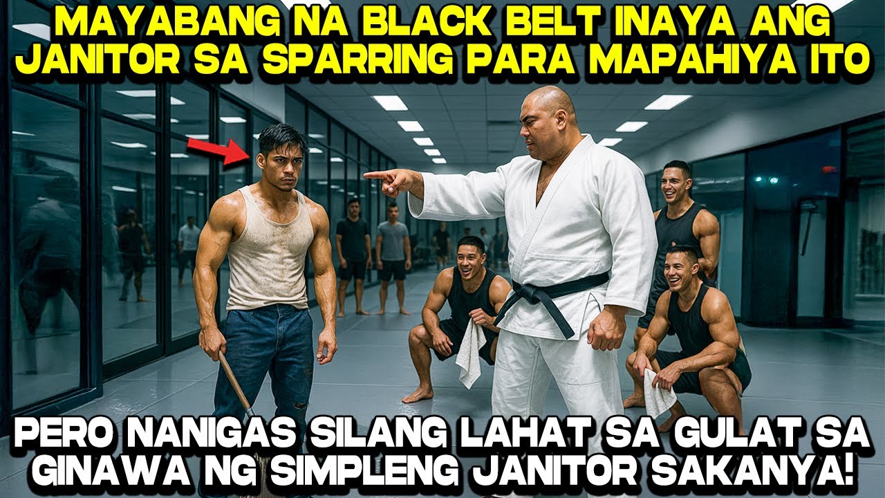 Mayabang na Black Belt inaya ng ang Janitor sa Sparring para ipahiya ito, Pero...