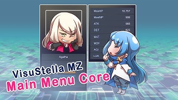 Main Menu Core - VisuStella MZ Plugin #3