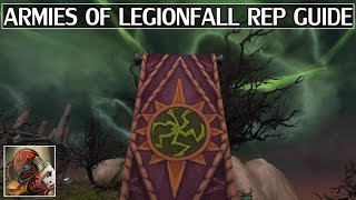 Armies Of Legionfall Rep Guide - Rewards & Grinding - Wow Legion