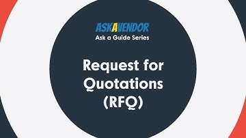 Request for Quotations (RFQ) - Guide