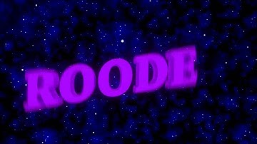 [Intro #3] Intro For Roodefied (Still Board xD)