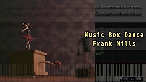Music Box Dance, Frank Mills (Piano Tutorial) Synthesia 琴譜 Sheet Music