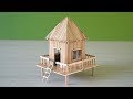 Making a small hut using toothpicks | very easy craft | DIY