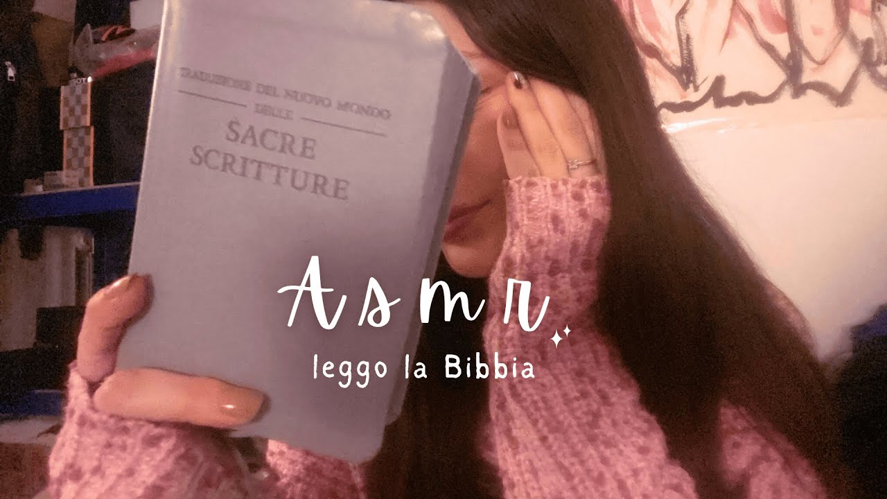 ASMR leggo la Bibbia ~ Lettura Rilassante del Libro della Genesi ✨