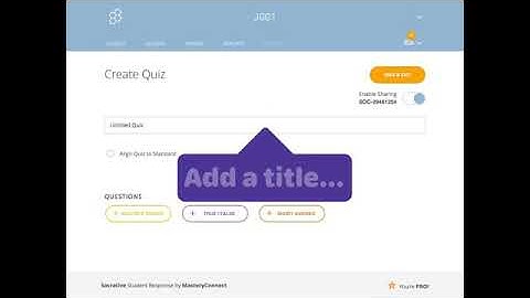 🥈 Create a quiz in Socrative 🥈