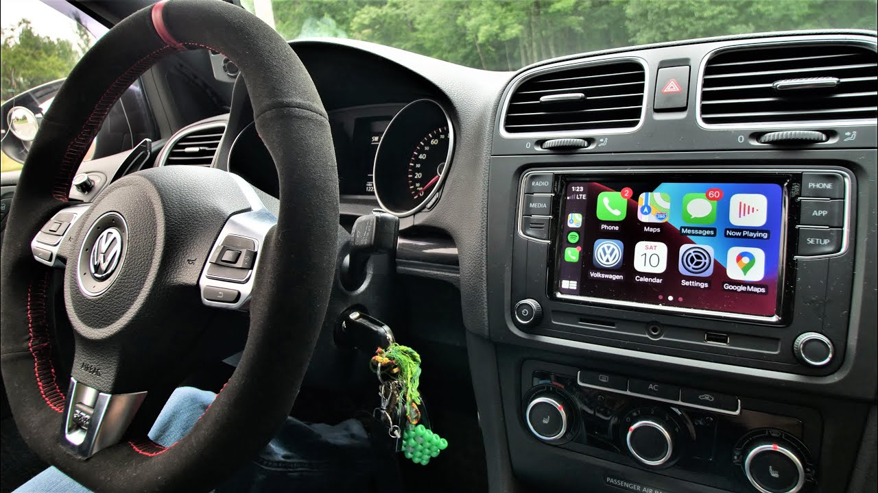 VW Golf 5 Cabrio Apple CarPlay Android Auto Radio DAB+ USB Bluetooth  Navigation