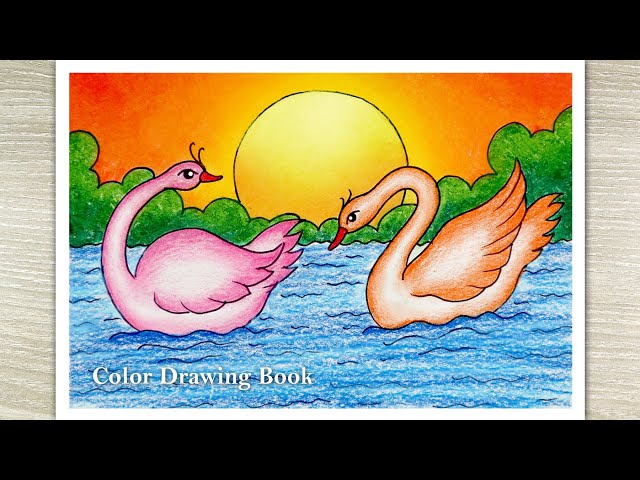 How To Draw a Swan Very Easy Step by Step Tutorial | How to Draw a swan?  Well, It's very easy drawing for kids. In this tutorial I will teach you how