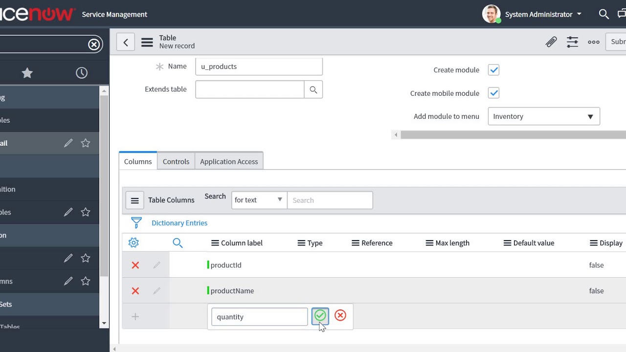 assignment group servicenow table