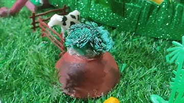 Ecosystem Project model/Ecosystem 3D model making/Ecosystem paper model for Science Exhibition