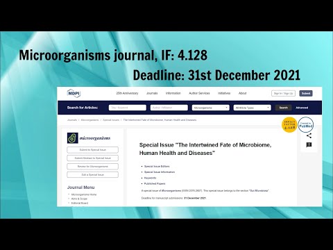 Microbiome, Human Health, and Diseases: Special Issue is Now Open in Microorganisms Journal