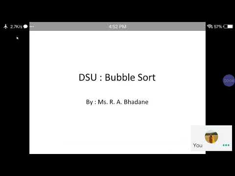 DSU Bubble Sort