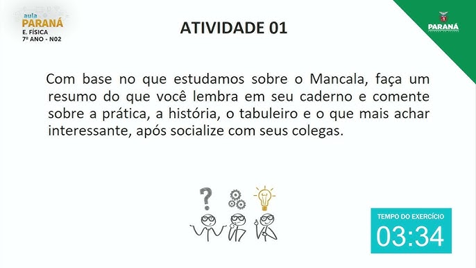 Atividades 7º Ano - Jogos Eletrônicos e de Tabuleiro