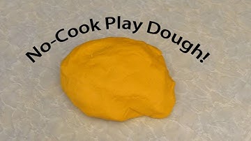No Cook Play Dough - How to Make It