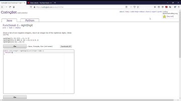 Functional-1 (rightDigit) Java Tutorial || codingbat.com
