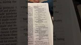 Ecclesiastes chapter 2 part 2