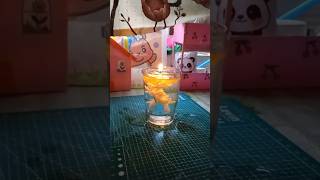 Wax ഇല്ലാതെ ഒരു Candle ഉണ്ടാക്കിയാലോ Water Candle DIY #diy #shortsvideo #craft #trendingnow #shorts