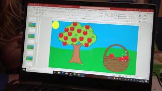 Interactive sight word apple tree game screenshot 1