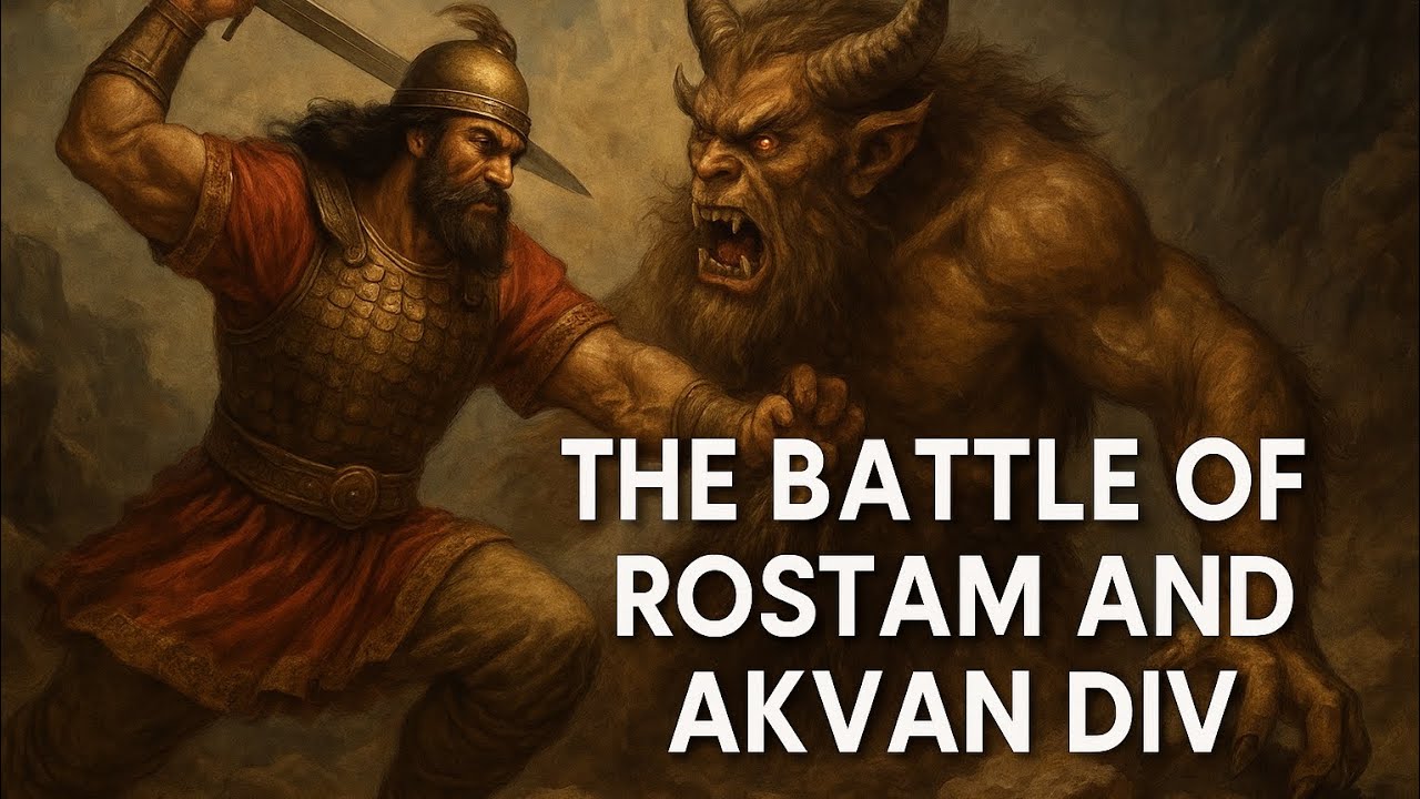🔱 Rostam vs. Akvan the Demon:Falling from the sky,winning with wisdom!# ...