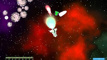 spacegame particle effect thruster demo