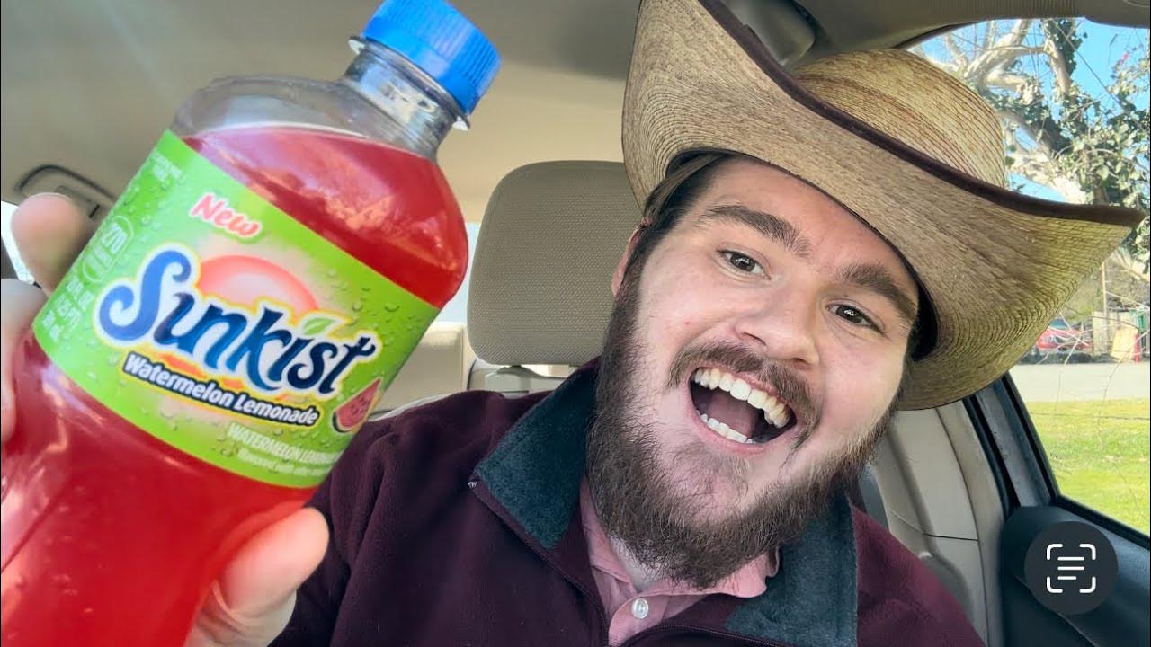 Sunkist Watermelon Lemonade Soda Review YouTube