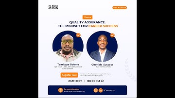 Quality Assurance : The Mindset for Career Success