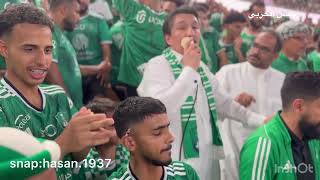 نشيد الاهلي-اول مانبدا وش نقول -مايكنا واحد بدر تركستاني عادل الحازمي الاهلي ابها 5-1