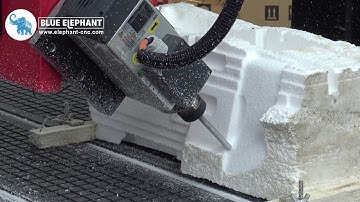 ELE1325 4 Axis Engraving on Foam Rotary Can Rotate 180 Degree