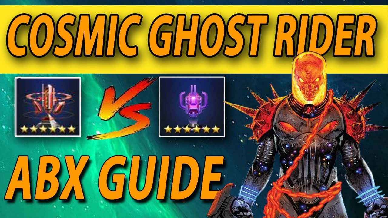 Cosmic Ghost Rider ABX Guide: Rage CTP Vs 180% Proc Obelisk I Marvel Future Fight
