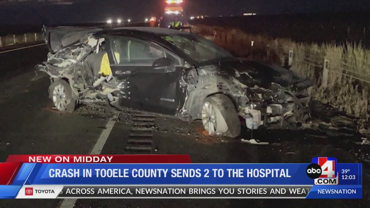 Serious crash prompts road closures on I-80 in Tooele - YouTube