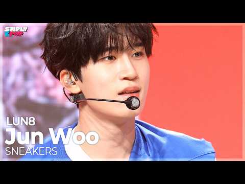 [플리캠 4K] LUN8 Jun Woo ‘SNEAKERS’ (루네이트 <strong>준우</strong> 직캠) | Simply K-Pop EP.18 260807